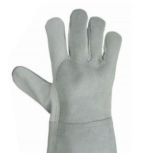 Prix raisonnables, gants de soudage légers très demandés, en cuir, poignet renforcé, personnalisables, haute qualité - Product Image 4