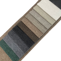 Tissu en chenille uni teint en tricot 100% polyester pour la tapisserie de canapé et les textiles de maison - Résistant aux taches