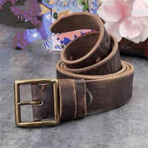 Cinturón de Cuero Tradicional para Hombre, Estilo Clásico para Oficina y Uso Casual, Cinturón de Cuero Premium para Hombre, Accesorio Elegante para el Día a Día - Product Image 4