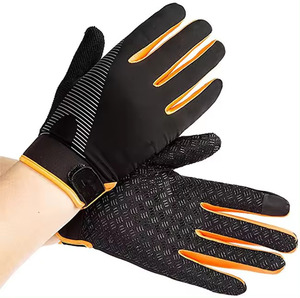 Gants de course en plein air unisexes de haute qualité avec écran tactile en silicone Logo personnalisé en gros pour hommes et femmes Jogging Randonnée - Product Image 5