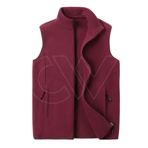 Gilet en polaire entièrement réversible pour hommes personnalisable Streetwear vêtements d'extérieur hiver gilet de service OEM - Product Image 2