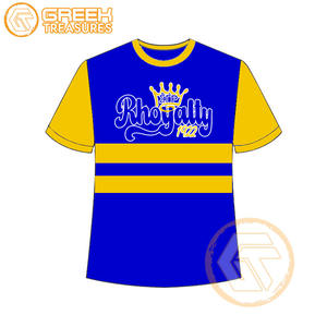 เสื้อยืด Sigma Gamma Rho สำหรับผู้หญิงเสื้อผ้าสำหรับสโมสรผ้าฝ้ายเจอร์ซีย์คุณภาพสูงระบายอากาศได้ดี - Product Image 1