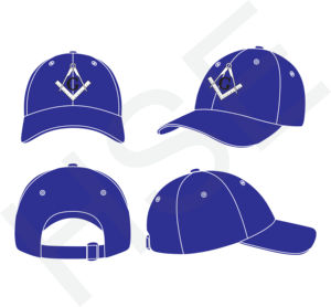 Casquette de baseball brodée personnalisée multicolore avec sangle réglable - Product Image 1