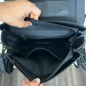 ¡Novedad de 2025! Bolso cruzado de cuero genuino con patrón de tablero a cuadros de piel de vaca para mujer, bolsos con flecos de estilo occidental - Product Image 6