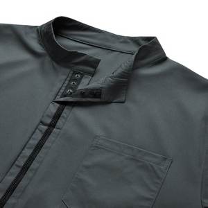 Nuevo diseño Premium estilo saudí Color sólido Thobes para hombres tela ligera musulmana uso diario con cuello bordado - Product Image 3