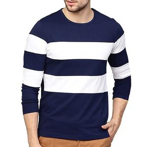 Custom <b>Men's</b> Casual Streetwear 100% Cotton Long & Short Sleeve T-Shirts <b>Neck</b> Printed <b>Black</b> Washed Technique - Product Image 1