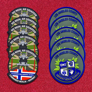 Étiquettes en PVC de luxe, logo de marque personnalisé imprimé, patchs en feutre de nylon à coudre pour vêtements et sacs, utilisation tactique en plein air - Product Image 6