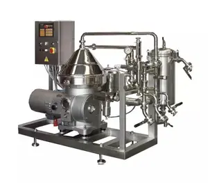 Machine de séparation de crème de lait de bol de disque 3 phases machines et équipement de traitement de produits alimentaires