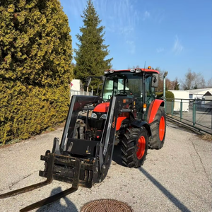 รถแทรกเตอร์ Kubota M4072 แค็บ 74 แรงม้า ขับเคลื่อน 4 ล้อ ดีเซล พร้อมห้องโดยสารและที่ตักด้านหน้า ราคาโรงงาน รถแทรกเตอร์อเนกประสงค์สำหรับการเกษตร ขาย - Product Image 1