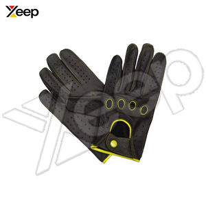 Gants en cuir imperméables pour hommes, pour la conduite et l'usage quotidien, doux, durables, respirants, avec une bonne adhérence, toutes saisons 2026 - Product Image 6