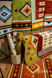 Tapis en viscose chenille velmor avec support OEM ODM et fabrication sur mesure pour salon élégant chambre à coucher et décoration intérieure - Product Image 6