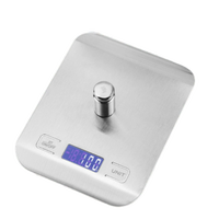 Báscula Digital de Cocina Electrónica de Acero Inoxidable de Alta Precisión, Compacta, para Repostería, Café y Alimentos