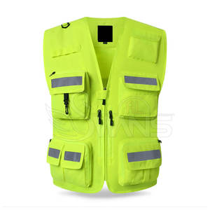 Meilleur matériel gilet de sécurité haute visibilité dernière conception avec logo personnalisable étanche nouvelle arrivée vente en ligne - Product Image 3