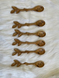 Meilleure vente Ensembles de cuillères en bois antiadhésives avec manche court/long et styles personnalisés pour la vente en gros - Product Image 4