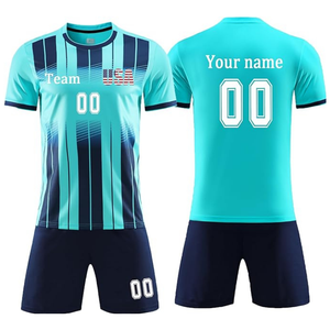 2024 maillot de football en polyester à col rond pour hommes conception personnalisée haut de sport de plein air à manches courtes fabriqué au Bangladesh nouvellement ajouté - Product Image 2