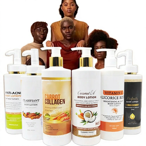 Lotion corporelle hydratante, éclaircissante et blanchissante personnalisée pour peaux sensibles, enrichie en vitamine C, curcuma et tea tree, pour adultes, OEM - Product Image 3