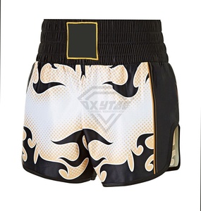 กางเกงมวยไทยคุณภาพดี สีตามสั่ง สำหรับฝึกซ้อม ฟิตเนส ต่อสู้ MMA มวยไทย คิกบ็อกซิ่ง - Product Image 5