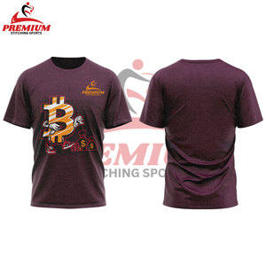 Camiseta de peso pesado de algodón 100% de alta calidad, camiseta Unisex en blanco con estampado personalizado de logotipo, camiseta en blanco con cuello simulado, camiseta de gran tamaño para hombre - Product Image 3