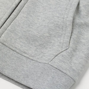 Nuevas llegadas al por mayor de otoño para niños bordado cremallera sudaderas con capucha para niños transpirable algodón orgánico Casual Sudadera con capucha - Product Image 4