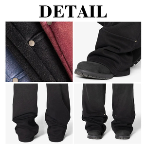 กางเกงกีฬาขายาวสำหรับผู้ชายกางเกงวอร์มทรงหลวมเอวยางยืดสไตล์ลำลองและโลโก้ออกแบบได้ตามต้องการ - Product Image 5