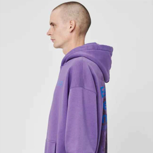 High Quality Unisex Streetwear College Hoodies Custom No String <b>Raw</b> Hem Cut Edge Pullover Custom Logo Pattern Print Mens Hoodie - Product Image 5