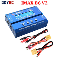 Chargeur de batterie pour modèle RC SKYRC IMAX B6AC V2 6A, interface anglaise, adaptateur de batterie Li-Ion, câble pour accessoires de drones