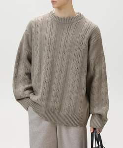 Pull en tricot d'hiver, étiquette privée personnalisée, tissu doux et chaud, vente en gros - Product Image 5
