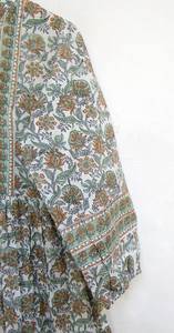 Happy Queens Mujeres Flor Impreso Playa Mini Vestido Bohemio Mini Algodón Indio Midi Elegante Bohemio Corto Vestidos Personalizados - Product Image 4