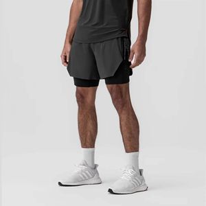 Doule Layer High Waist Running <b>Shorts</b> Multi Pockets With <b>Towel</b> Loop 2 in 1 Custom logo Designs Dual Layer Athletic <b>Shorts</b> <b>Men</b> - Product Image 6