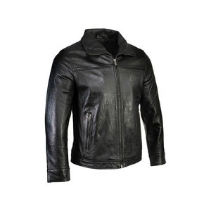 Chaqueta de cuero precio servicio OEM mejor material fabricante chaqueta de cuero de fábrica para los hombres - Product Image 6