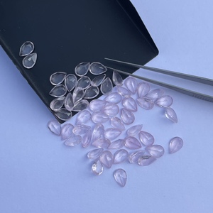 6mm 8mm 10mm Natural rosa cuarzo facetado pera corte calibrado piedra preciosa suelta semipreciosa piedra genuina pulsera collar - Product Image 4