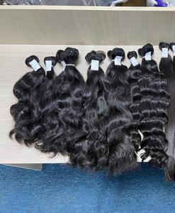 ผมลอนธรรมชาติแบบไม่ผ่านกระบวนการผมลอนแบบดิบเวียดนามผมมนุษย์ติดหนังกำพร้า - Product Image 4