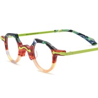 Monture de lunettes en acétate haut de gamme pour hommes et femmes, parfaite pour la myopie, monture optique