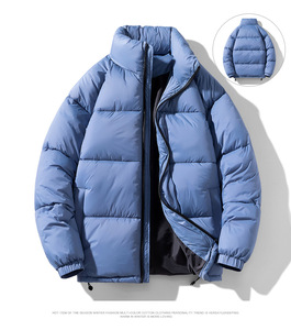 Chaqueta de invierno acolchada para hombre, OEM ODM, chaqueta acolchada personalizada, abrigo cálido, transpirable para exteriores - Product Image 2