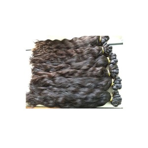 Superventas 100% Extensiones de cabello Remy sin procesar Calidad Paquetes humanos indios brasileños Curl italiano Onda natural superior Natural - Product Image 6