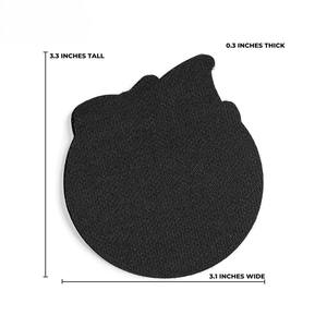 Patchs en caoutchouc PVC personnalisés - Design en relief 3D écologique, caoutchouc souple, logo et forme personnalisables (chapeau en forme de cœur) - Product Image 2