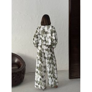 กางเกงขายาวลายพิมพ์สำหรับผู้หญิง Topshow กางเกงแฟชั่นขายส่ง - Product Image 2