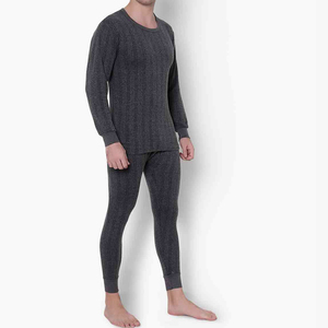 <b>Men</b> <b>Thermal</b> Suits-Plain Dyed Quick Dry Breathable 100% Cotton Customizable Colors Logo Top Selling Reasonable Price All Seasons - Product Image 5