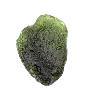 Figura de Ágata Tallada Naturalmente en Moldavita y Tektita, 70-100 Gramos, Gema de Transformación Cósmica, Arte Popular del Amor, Exportación India - Product Image 1