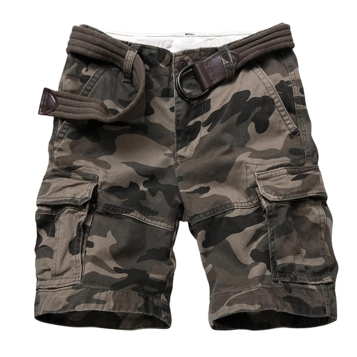 Custom Logo Summer Cargo Short Pants Men Cotton Multi-Pocket Casual Men's Fashion Cargo Shorts in whole sale price men's shorts