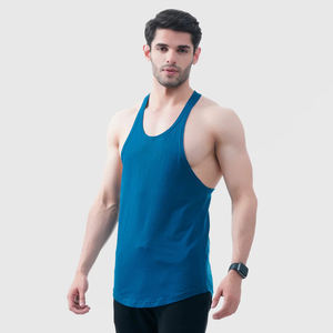 Débardeurs de sport OEM en coton spandex personnalisés à séchage rapide pour hommes vente en gros vêtements de sport grande taille respirants durables - Product Image 2