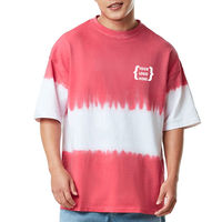 Camisetas Casuales de Cuello Redondo con Estampado Tie Dye para Hombre, al Por Mayor a Bajo Precio, de Poliéster y Algodón, de Secado Rápido y Transpirables