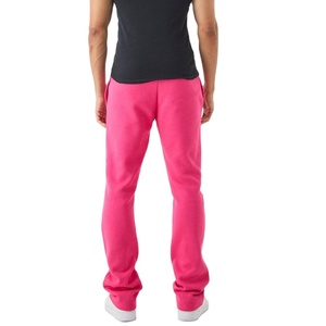 Unisex Custom <b>Jogger</b> Pants Light Wash Sun Faded Distressed <b>Stacked</b> Flare <b>Jogger</b> Pants Eco-Friendly Casual <b>Jogger</b> Pants 2026 - Product Image 4