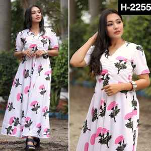 เสื้อเคอร์ทิสพิมพ์ลายดอกไม้แฟชั่นชนเผ่าอินเดียนแดงเสื้อผ้าสำเร็จรูปสำหรับผู้หญิงพร้อมตัวเลือกขนาดพิเศษ - Product Image 4