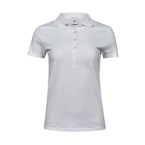 Luxury <b>Ladies</b> Stretch Organic <b>Polo</b> <b>Shirt</b> Sustainable Promotional Merchandising - Product Image 1