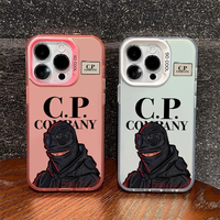 Coque de Téléphone Tendance et Élégante pour iPhone 16 15 14 Pro Max, Étui Stylé CP Company