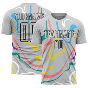 Maillot de football professionnel 100 % polyester respirant, léger et à séchage rapide, personnalisable pour l'entraînement et les tournois – Vente chaude - Product Image 5