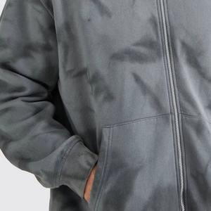 เสื้อฮู้ดสวมหัวผ้าโพลีเอสเตอร์/ ผ้าฝ้ายพิมพ์ลายแบบกำหนดเองสำหรับผู้ชายฤดูใบไม้ร่วงสินค้ามาใหม่ - Product Image 4