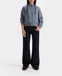 Sudadera con Capucha y Cremallera para Mujer, Ajuste Holgado y Cómodo, Sudadera con Capucha y Cremallera para Mujer, Capa de Algodón Suave - Product Image 2