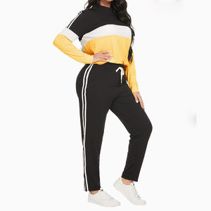 Chándales de alta calidad para mujer Sudaderas de color personalizadas Conjuntos de pantalones Jogger con logotipo personalizado - Product Image 4